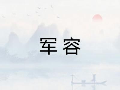 军容