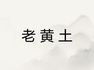 老黄土 老黄土