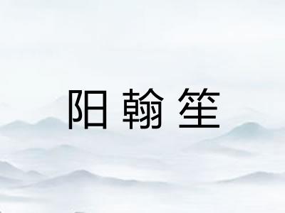 阳翰笙