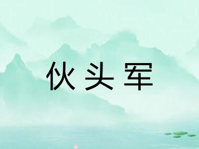 伙头军