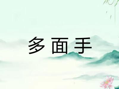多面手 多面手