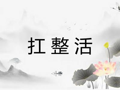 扛整活