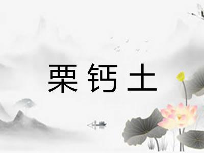 栗钙土
