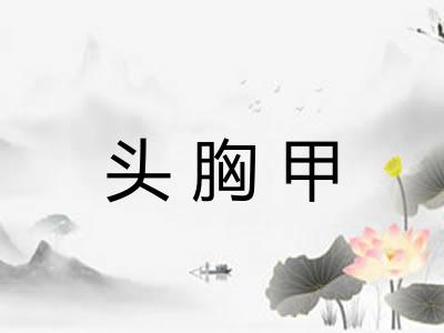 头胸甲