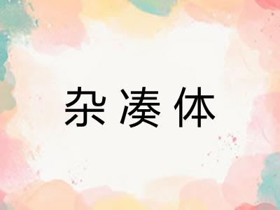 杂凑体