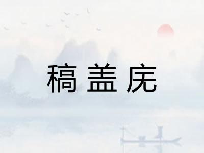 稿盖庑