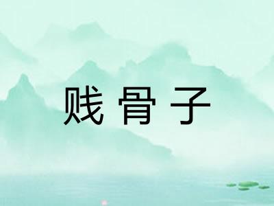 贱骨子