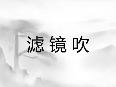 滤镜吹