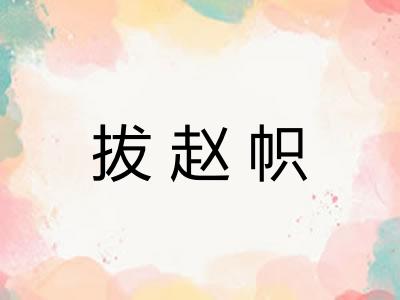 拔赵帜