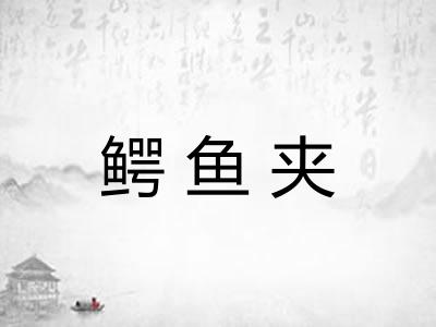 鳄鱼夹