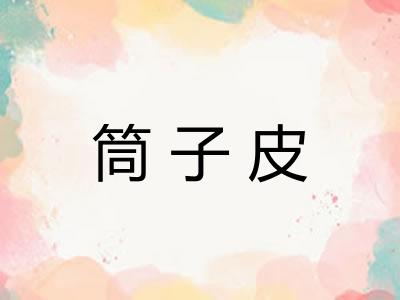 筒子皮