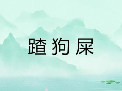 蹅狗屎