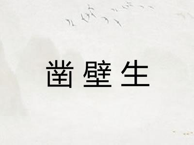 凿壁生