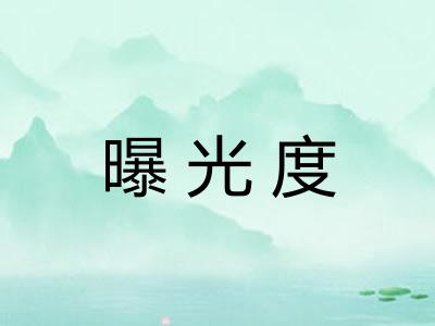 曝光度