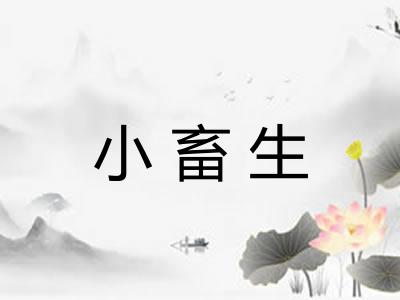 小畜生