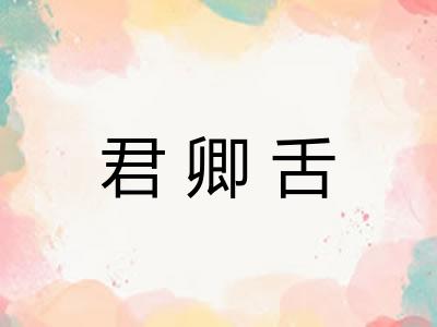君卿舌
