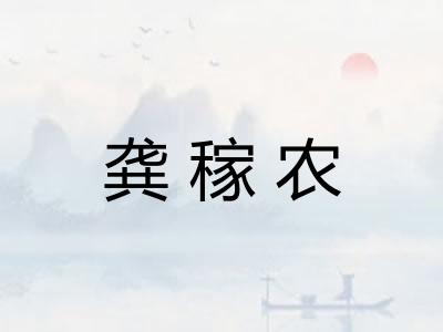 龚稼农