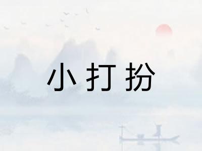 小打扮