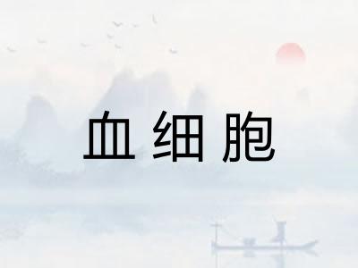 血细胞