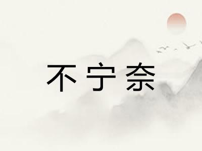 不宁奈