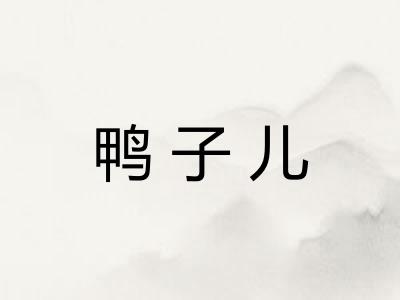 鸭子儿