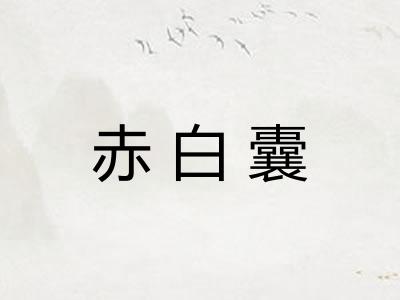 赤白囊