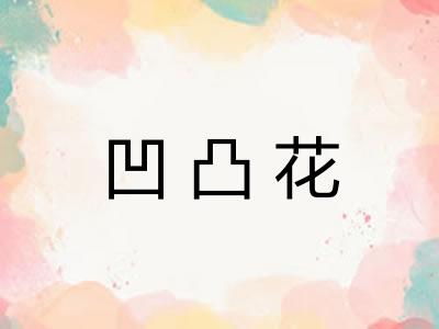 凹凸花