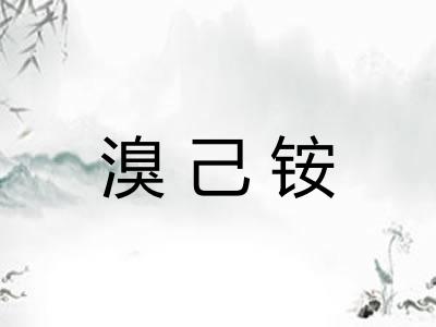 溴己铵