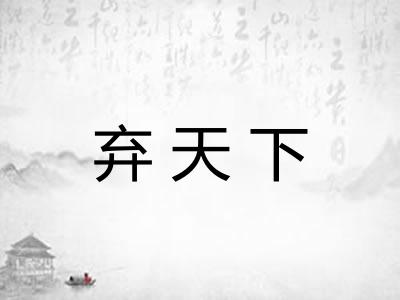 弃天下