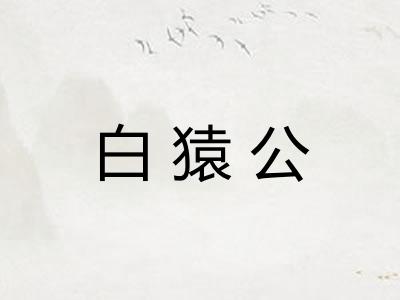 白猿公