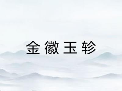 金徽玉轸
