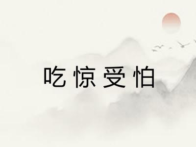 吃惊受怕