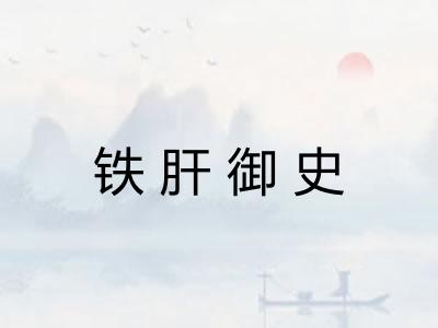 铁肝御史