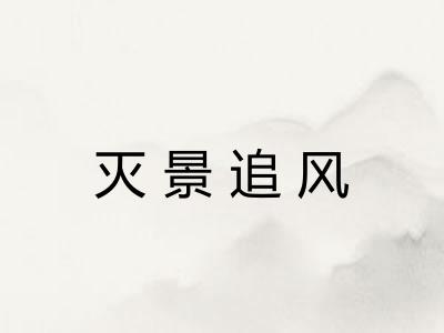灭景追风