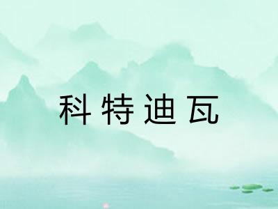 科特迪瓦