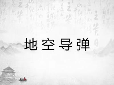 地空导弹
