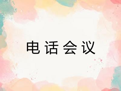 电话会议
