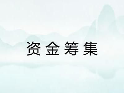 资金筹集