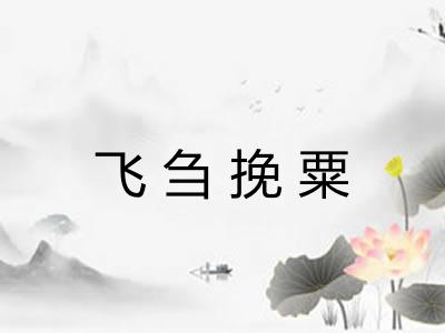 飞刍挽粟