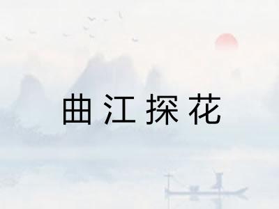 曲江探花
