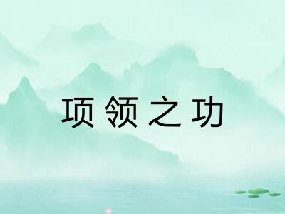 项领之功