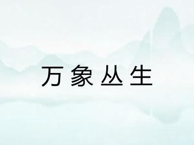 万象丛生