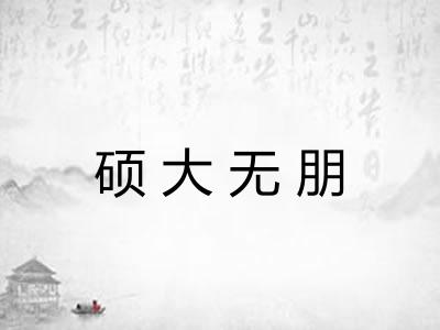 硕大无朋