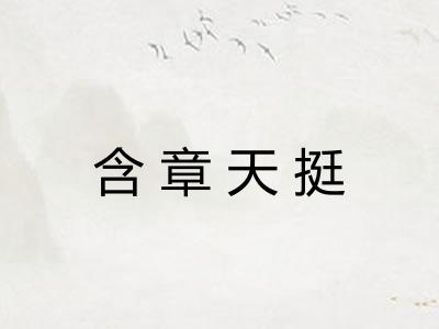 含章天挺
