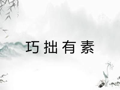 巧拙有素