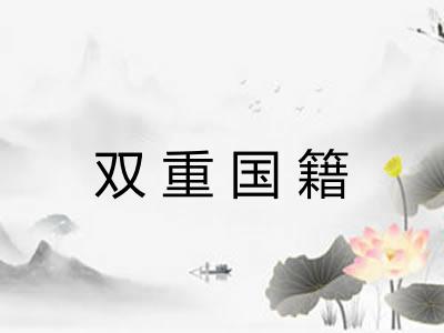 双重国籍