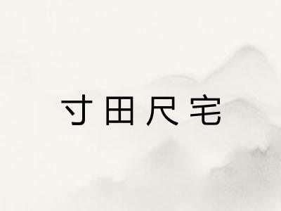 寸田尺宅