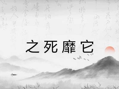 之死靡它