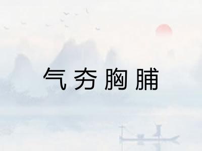 气夯胸脯