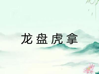 龙盘虎拿